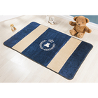 Tapete Quarto Bebê Decorativo Pelúcia Urso Clássico Azul Mari