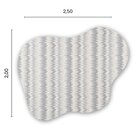 Tapete Quarto E Sala Orgânico Antiderrapante Lagune 200x250cm