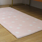 Tapete Quarto Infantil Bolas Rosa - 0,60 X 1,20
