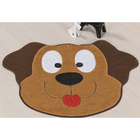 Tapete Quarto Infantil Cachorro De Pelúcia 78cm X 55cm Antide