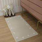 Tapete Quarto Infantil Doce Amor Cinza - 0,60 X 1,20