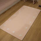 Tapete Quarto Infantil Doce Amor Rosa - 0,60 X 1,20