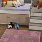 Tapete Quarto Infantil Jazz Kids 1m X 1 5m  - Estrela Rosa