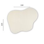 Tapete Quarto Sala Antiderrapante Orgânico 200x250cm Frisson