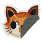 Tapete Raposa PVC Bege Internas 1,00x1,20cm