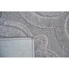 Tapete Realce Royal 51 Cinza 0,50x1,00m - J Serrano