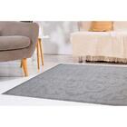 Tapete Realce Royal 51 Cinza 0,50x1,00m - J Serrano