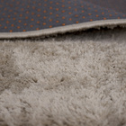 Tapete Redondo 1,00m  Quarto Sala Escritório Pelo Macio. Areia