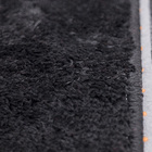 Tapete Redondo 1,00m  Quarto Sala Escritório Pelo Macio. Preto