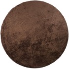 Tapete Redondo 1,20m  Quarto Sala Escritório Pelo Macio. Choc