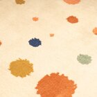 Tapete Redondo 1,40m Sabiá Cabecasa Madeiraoriginals Bolinhas