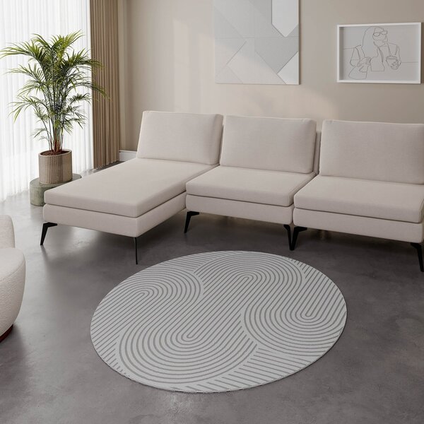 Tapete Redondo 1,40m Zen Cabecasa Madeiraoriginals By São Car