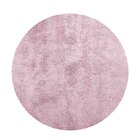 Tapete Redondo 1,50m Quarto Sala Escritório Pelo Macio. Rosa