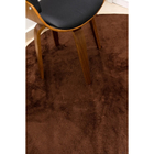 Tapete Redondo 1,50x1,50 Marrom Shaggy Peludo Designer B