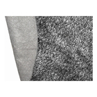 Tapete Redondo 1,50x1,50 Preto Mescla Shaggy Super Peludo B