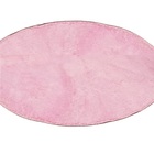 Tapete Redondo 1,50x1,50 Rosa Shaggy Sala Escritório B