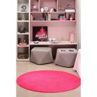 Tapete Redondo 100cm Classic Oasis Tapetes Pink