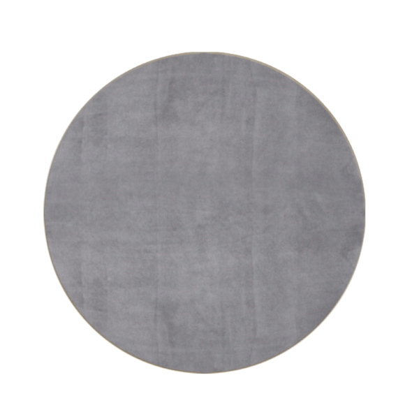 Tapete Redondo 160x160cm Edantex Cinza