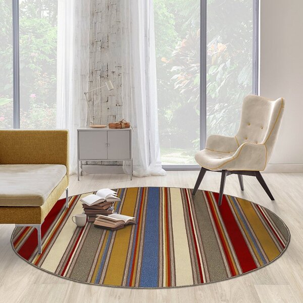 Tapete Redondo 190cm Metropole Tapetes São Carlos Urban