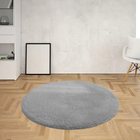 Tapete Redondo 2,00 X 2,00 Classic Cinza Casen