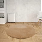 Tapete Redondo 2,00 X 2,00 Oasis Bege Casen