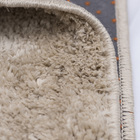 Tapete Redondo 2,00m Quarto Sala Escritório Pelo Macio. Areia