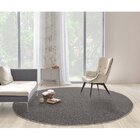 Tapete Redondo 250cm Lumiere N São Carlos Cinza Mescla