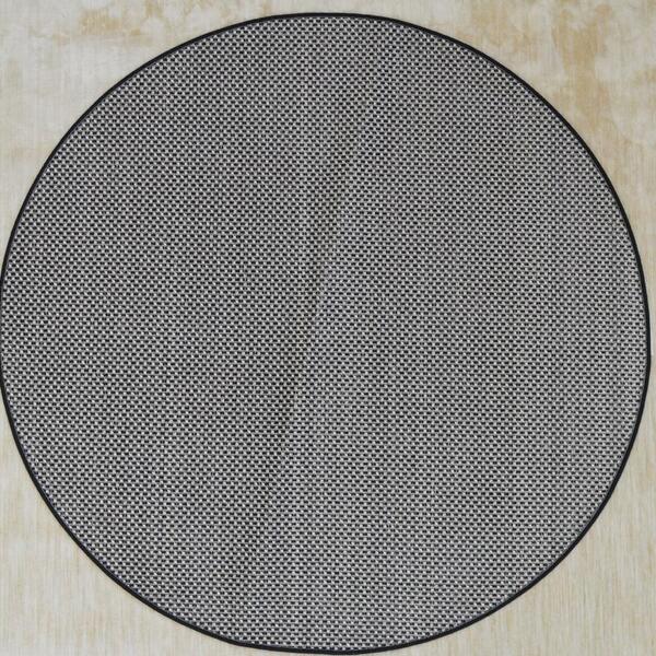 Tapete Redondo Artesanal Look Lirio-b 150 Cm