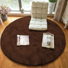 Tapete Redondo Grande  2,00 X 2,00 Tabaco Casen