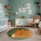 Tapete Redondo Kids Madagascar Bear 125cm