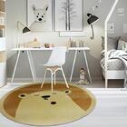 Tapete Redondo Kids Madagascar Ursinho 125cm