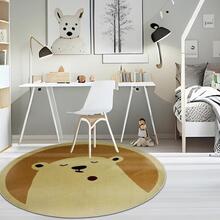 Tapete Redondo Kids Madagascar Ursinho 125cm