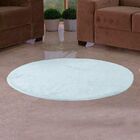 Tapete Redondo Liso Para Quarto E Sala Tecido De Pelúcia 1 10