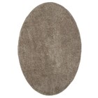 Tapete Redondo Macio Antiderrapante 1,00x1,00m Mescla Bege Oa