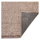 Tapete Redondo Macio Antiderrapante 1,00x1,00m Mescla Bege Oa