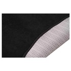 Tapete Redondo Macio Antiderrapante 1,00x1,00m Preto Oasis