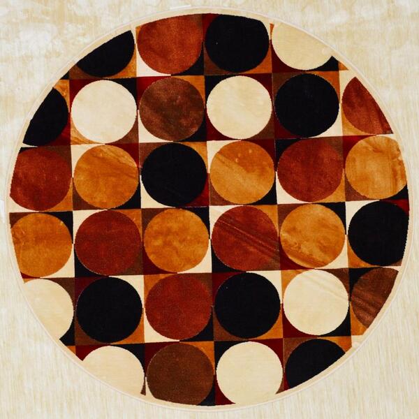 Tapete Redondo Marbella Elite Bs Dama-4 150 Cm