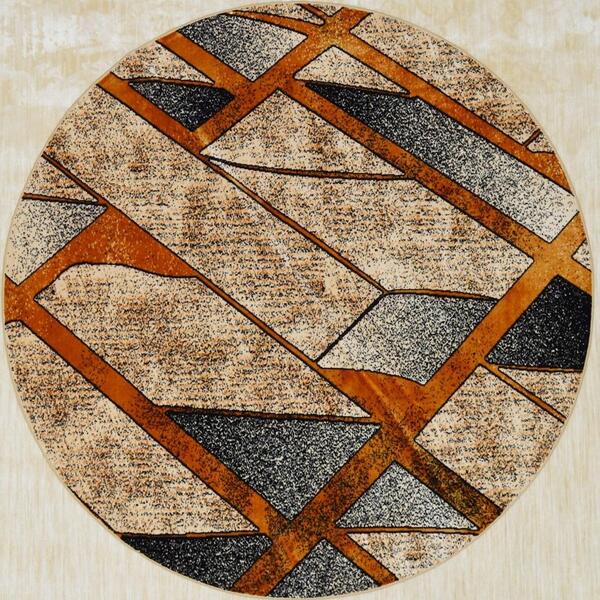 Tapete Redondo Marbella Elite Champagne Mancy 150 Cm