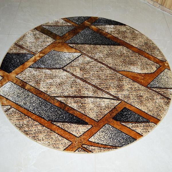 Tapete Redondo Marbella Elite Champagne Mancy 200 Cm