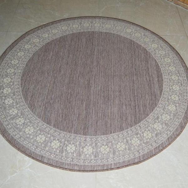 Tapete Redondo Natural Look Fiore A 200 Cm