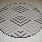 Tapete Redondo Natural Look Flecha B 200 Cm