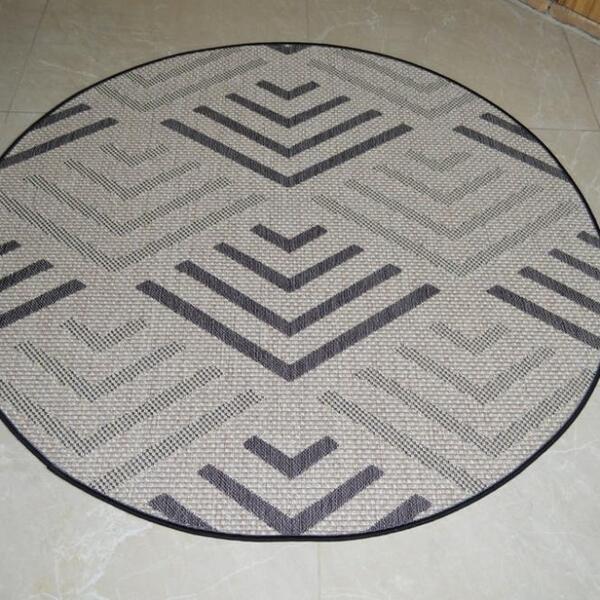 Tapete Redondo Natural Look Flecha B 200 Cm