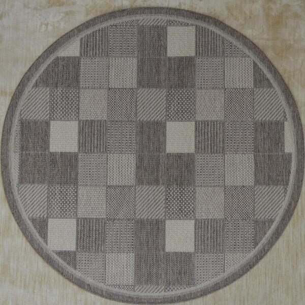 Tapete Redondo Natural Look Tabuleiro-a 150 Cm