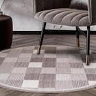 Tapete Redondo Natural Look Tabuleiro-a 200 Cm