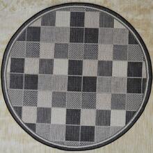 Tapete Redondo Natural Look Tabuleiro-b 150 Cm