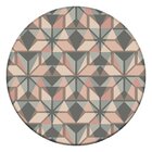 Tapete Redondo Wevans Abstract Color 94cm