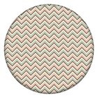 Tapete Redondo Wevans Chevron Clean 94cm