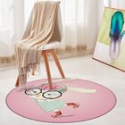 Tapete Redondo Wevans Coelhinha Cute 94cm
