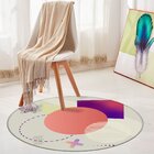 Tapete Redondo Wevans Elementos Geométricos 94cm