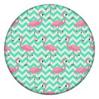 Tapete Redondo Wevans Flamingos Love 94cm